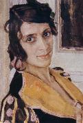 Alexander Yakovlevich GOLOVIN The Spanish woman at Balcony oil painting artist